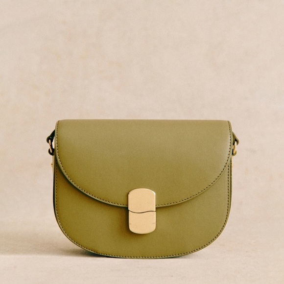 Sezane Handbags - Sezane Claude bag crossbody olive color